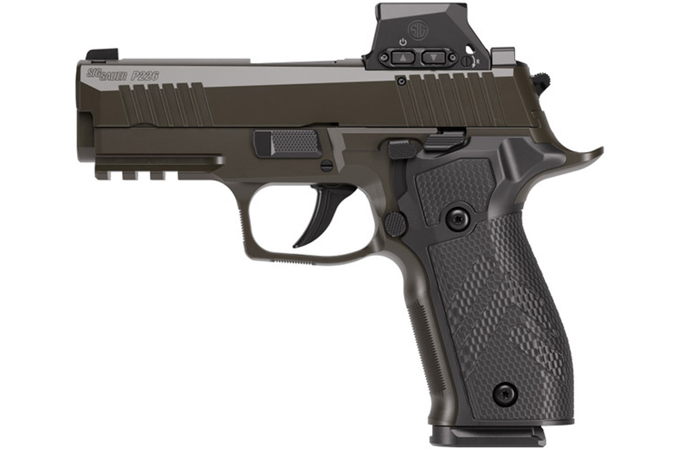 Sig Sauer P226-X Legion 9mm Optic Ready DA/SA Pistol with ROMEOX Pro SIG Lock Red Dot